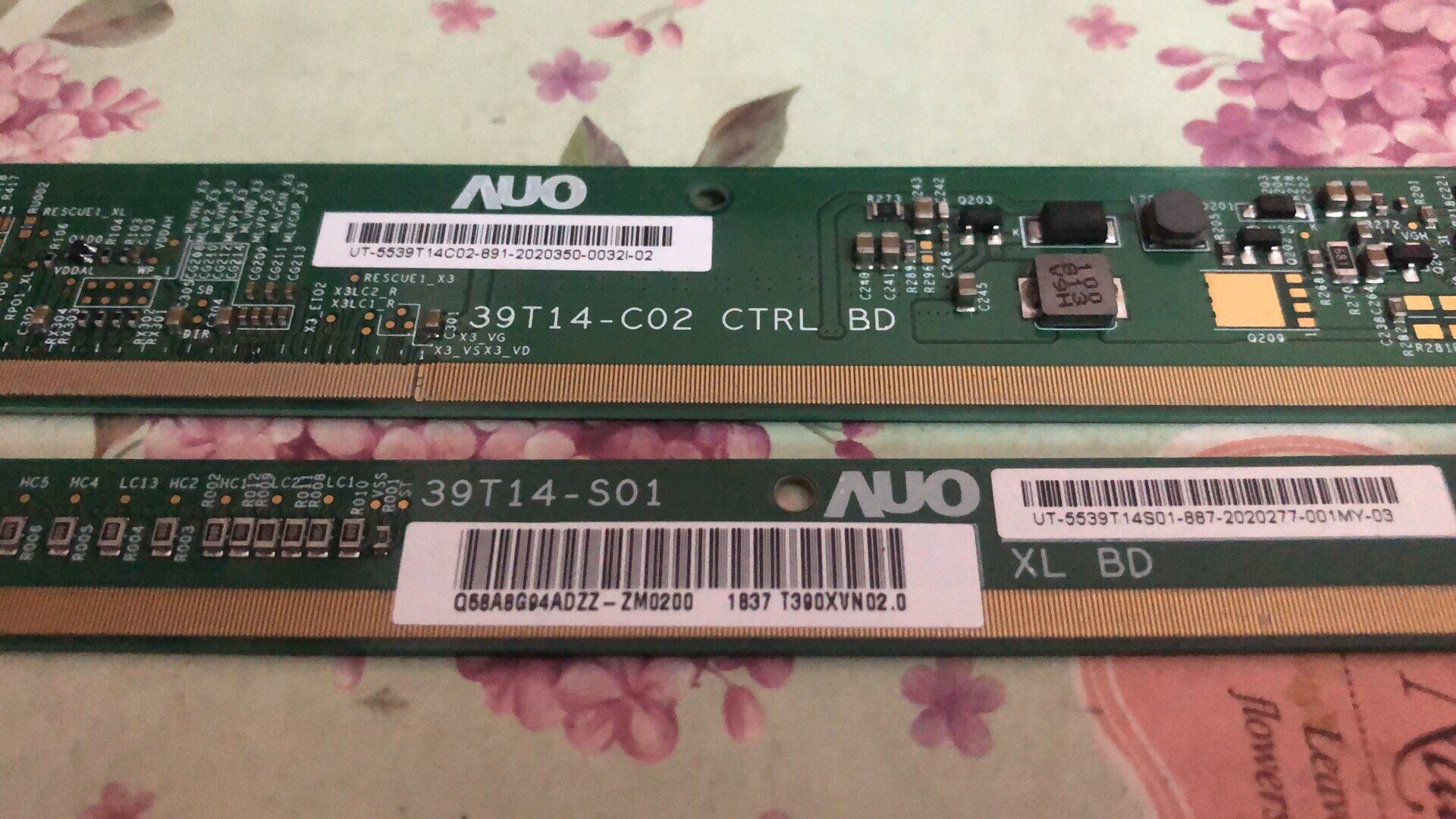 48 Original model side plate 39T14-C02 CTRL BD 39T14-S01 XL-BD pair