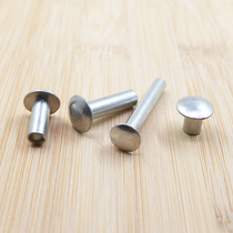 Aluminum rivet GB873 large flat head semi-hollow aluminum rivet flat round head hollow aluminum rivet M2M3M4M5M6