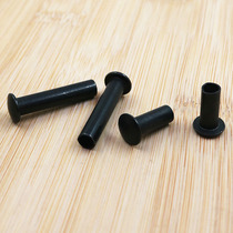 873 black semi-hollow rivet Black large flat head semi-hollow rivet flat round head hollow willow nail m3m4m5m6