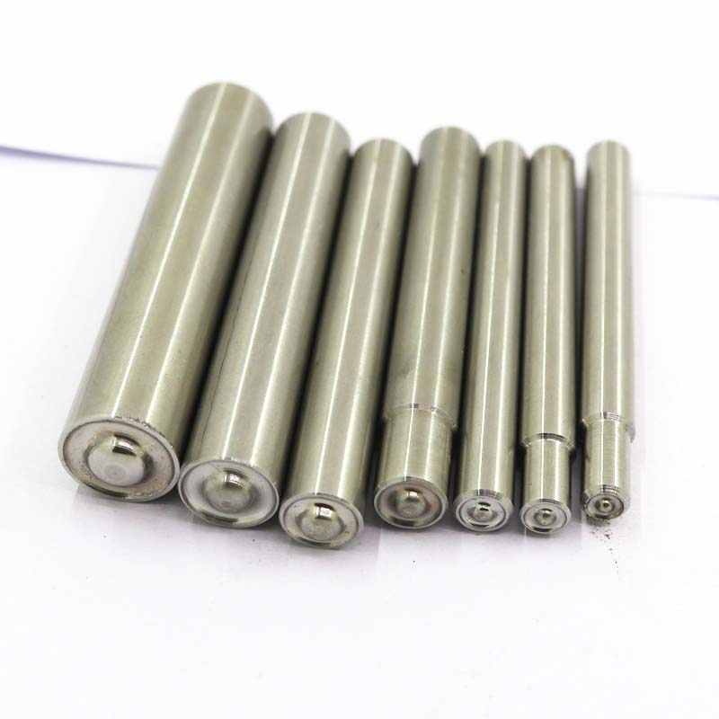 Semi-hollow rivet punch punch punch Manual press Manual knock rivet punch Roll edge roll edge mold M2-M8