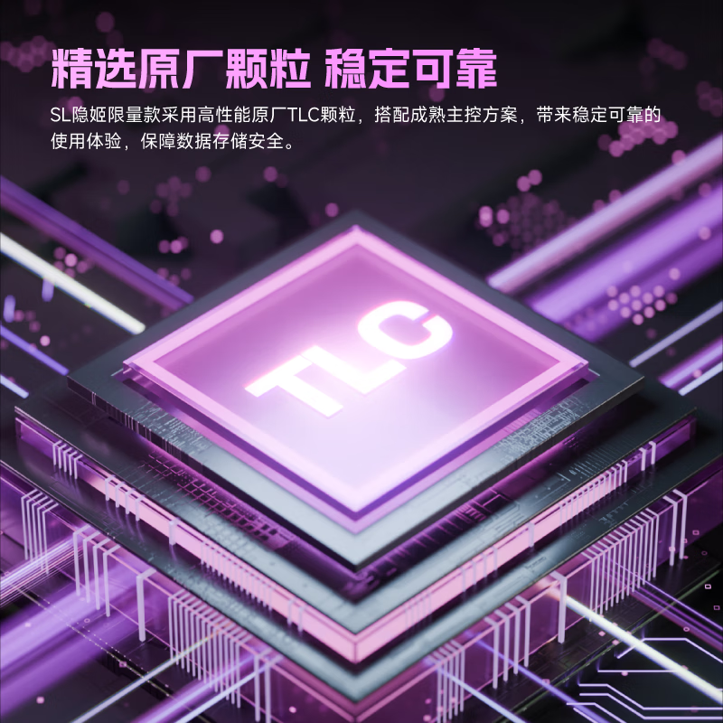 Colorful 1Tb Ssd Solid-State Drive with High-Speed Reading and Writing Tlc Particles Colorful Hidden Princess Limited Edition