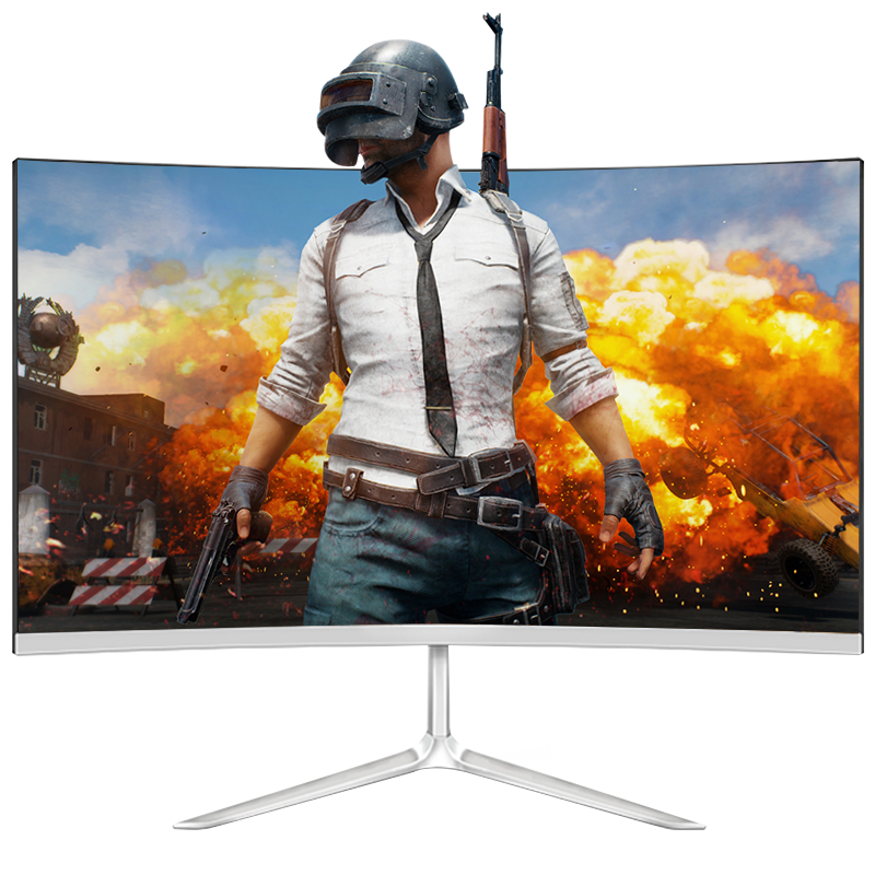 Brand New 24inch Curved Monitor Gaming Desktop Computer 180Hz Office 27 Display 4K High Definition 32