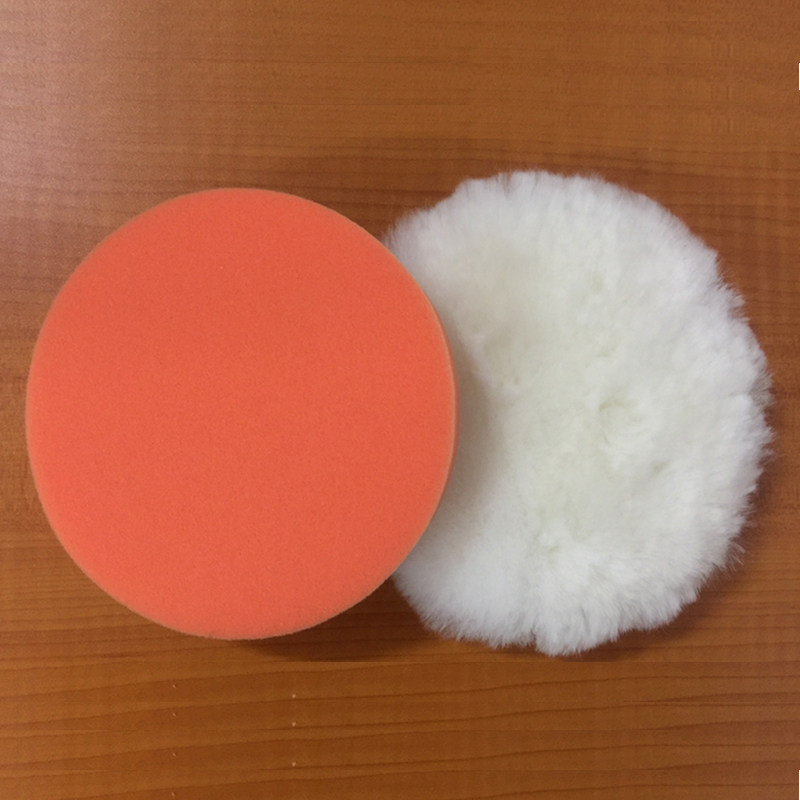 6 inch car beauty waxing polishing wheel Self-adhesive wool disc Sponge wheel polishing machine Sponge ball Japanese wool disc