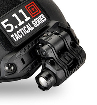 5-gear electric collet rotating tactical helmet strong light flashlight clamp flashlight tactical helmet rail accessories attached