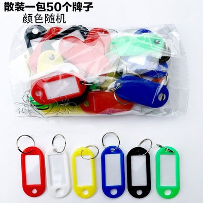 Key cards can be tagged color key number plate