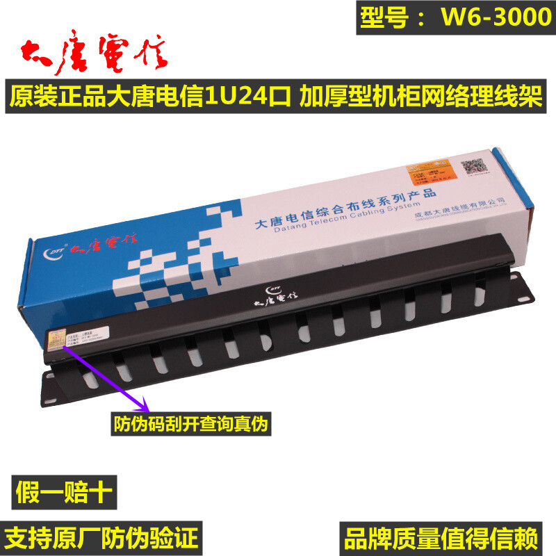 DTT Grand Tangtelecom 1u W5-3000 24 Mouth Engineering Thickened cabinet Internet Wire Rack