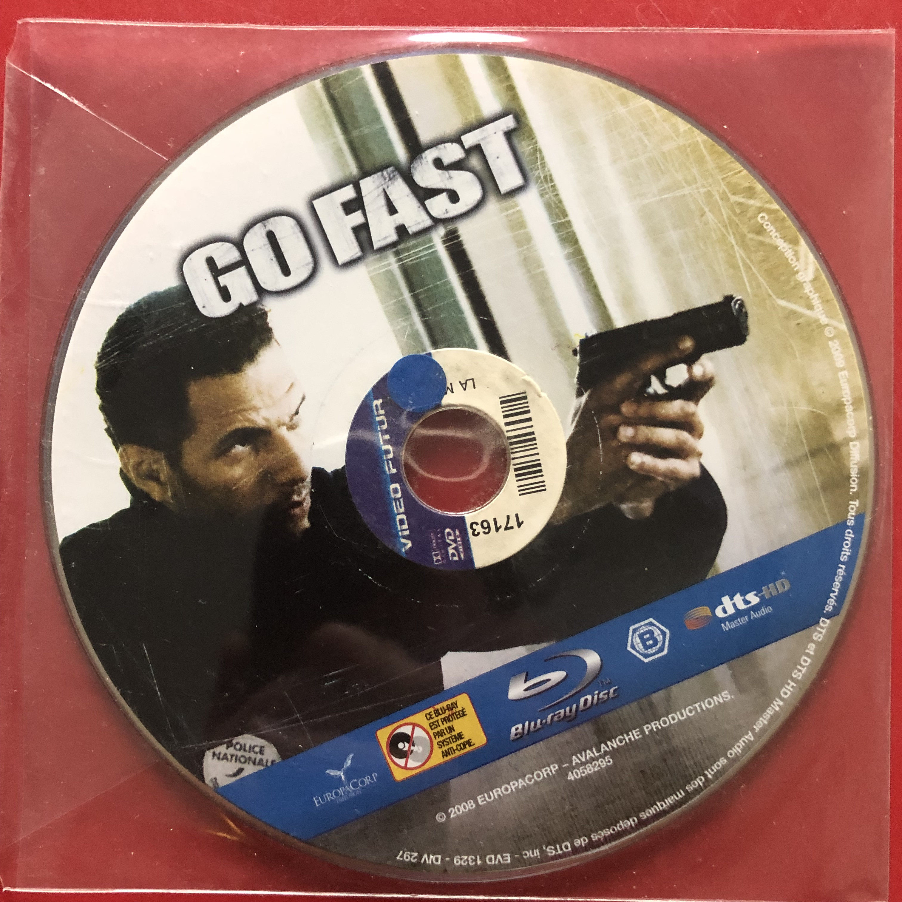 Original GO FAST B Area BD Blu-ray Inwords