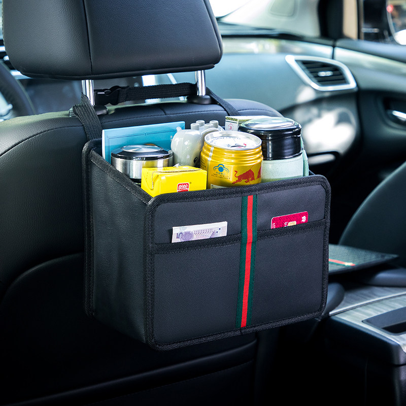 Car seat back storage bag car storage bag seat back hanging bag multi-functional storage box bag interior supplies