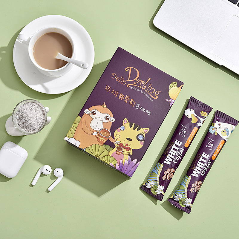 Delin Darling Dear Brand Nanyang Flavor White Coffee 300g Malaysia Imported Solid Beverage