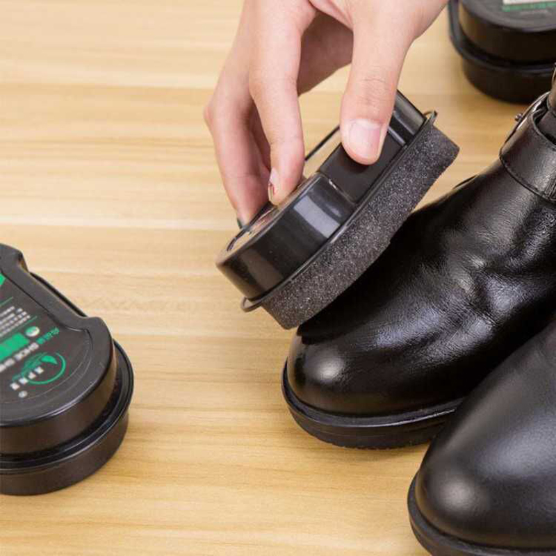 Shoe Polish Leather Coating Furniture Maintenance Brightener Bifacial Sponge Wipe Shoes Colorless Shoes Wax Shoe Polish Brush Decontamination Liquid-Taobao
