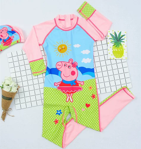 Детский купальник подходит для мужчин и женщин, лонгслив, защита от солнца