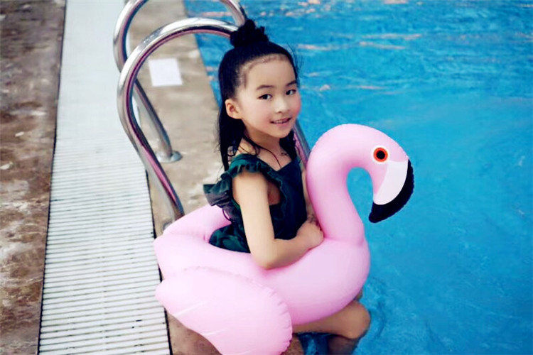 Nhẫn trẻ em bơi vòng flamingo kỳ lân giữa và nhỏ bơi vòng tách trẻ em 3-12 tuổi vòng nách phao tam