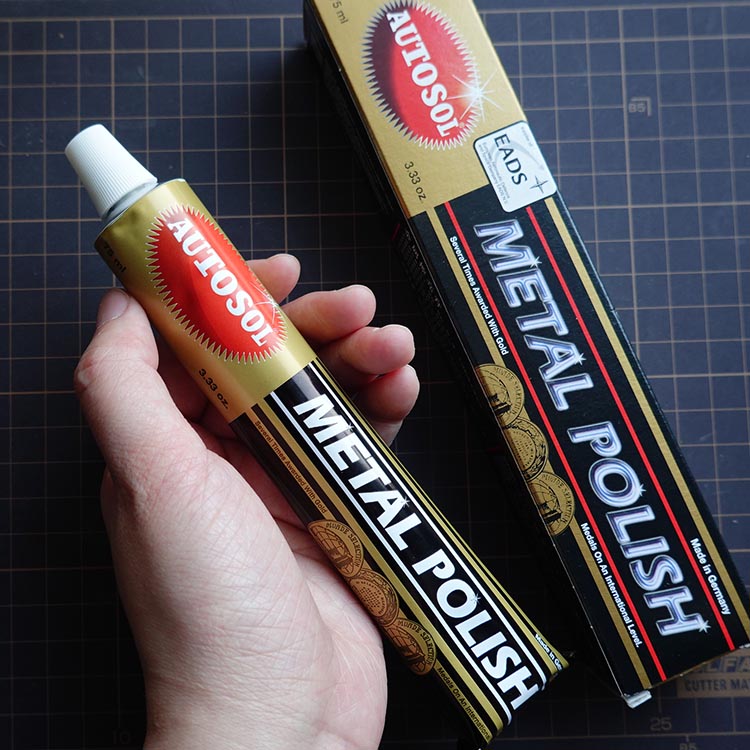 German imports AUTOSOL metal polishing paste for dirt mirror grinding cream Friend DIY