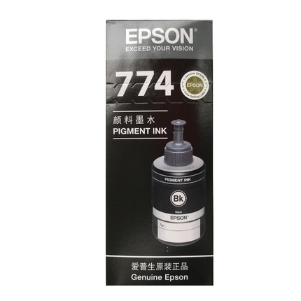Original Epson Ink 859 774 Ink M101 M201 M205 L655 L1455B Dedicated Complete Set Four Colors 7741