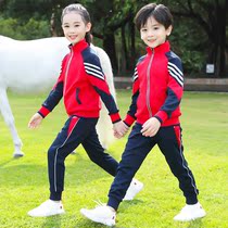 Elementary School School Uniform Suit Kindergarten Garden Clothing Spring Autumn Clothing Children Class Clothes Pure Cotton Three Sets Opening Sports Wear