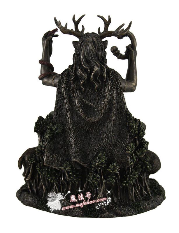 *美国进口Cernunnos和动物青铜雕塑 父神 图 1