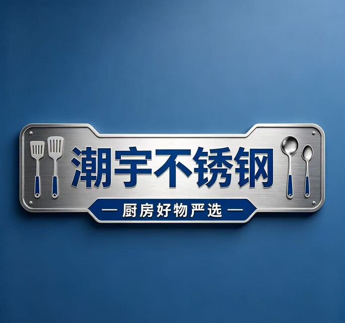 潮宇不锈钢生活馆的LOGO