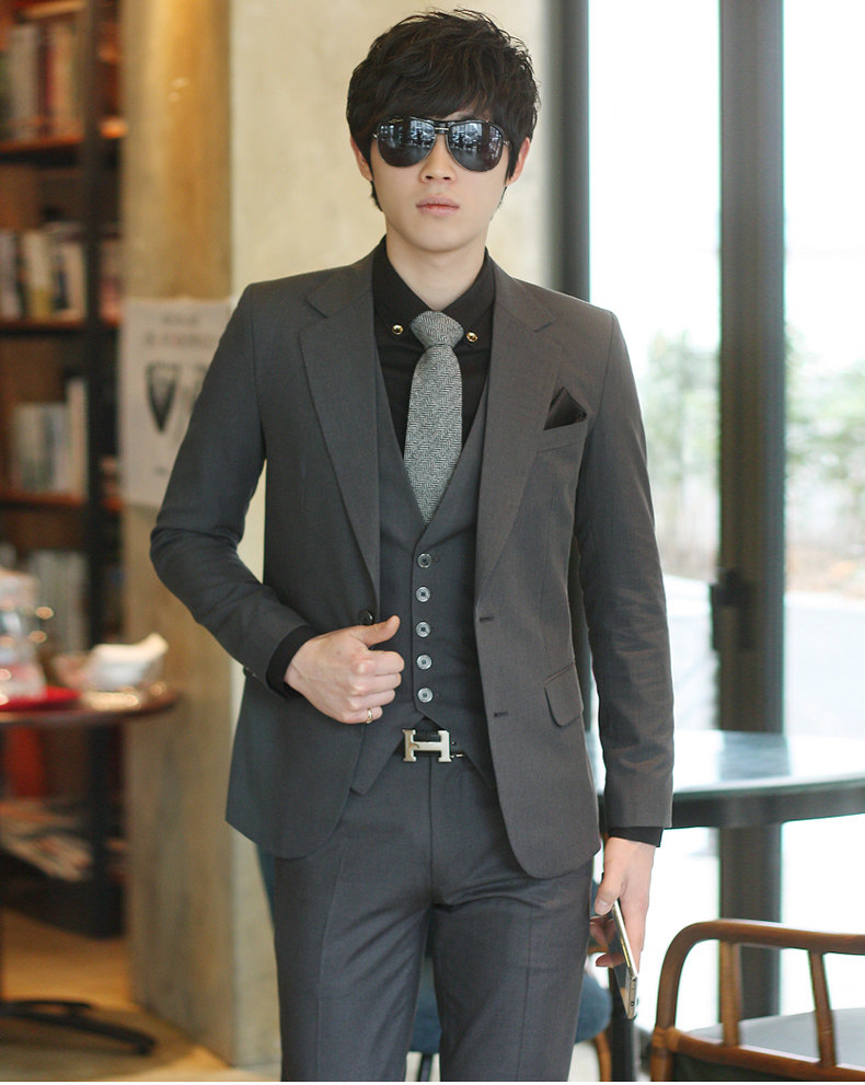 Costume homme en laine pour Quatre saisons - Ref 1549417 Image 41