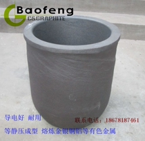 Silicon carbide graphite crucible isostatically pressed to melt gold silver copper aluminum and other non-ferrous metals for smelting good conductivity and durability