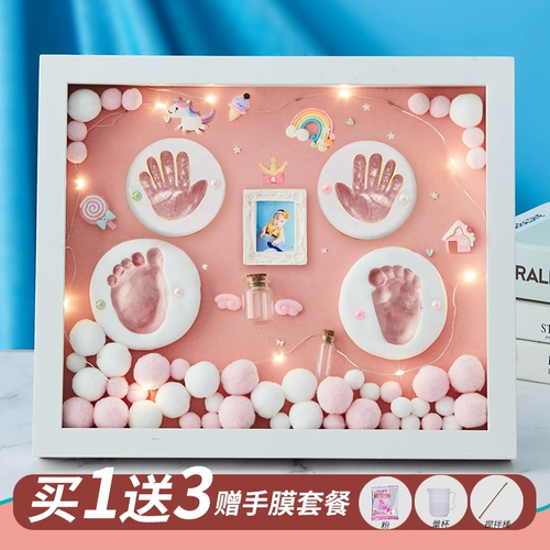 Детские отпечатки рук и ног, сувенир, хваталка для новорожденных, чернильная подушечка, детский отпечаток рук, фоторамка, подарок на день рождения