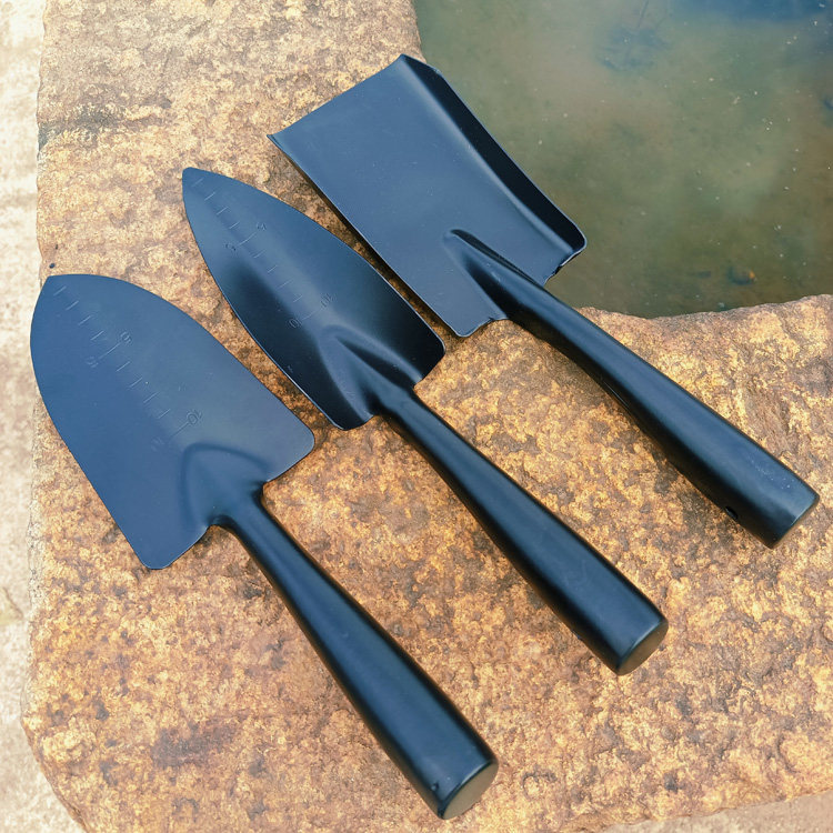 Gardening Flower Shovel Iron Shovel Small Iron Shovel Pointed Dig Mastic Pine Earth Flat Head Square Shovel Suit Home Type Flowers Change Basin No Rusty