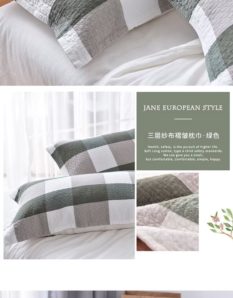 Bông gối bao gồm một cặp tình nhân Bắc Âu nhỏ gọn cao cấp đơn vải khăn gối che gối g khăn bông khăn Dan Chen khăn - Khăn gối áo gối lụa