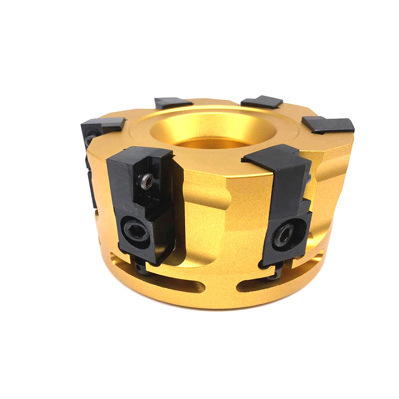Aluminum cutter head Aluminum alloy fine-tuning face milling cutter head 90 degree CNC milling cutter head MA-AP16-100-27-6T
