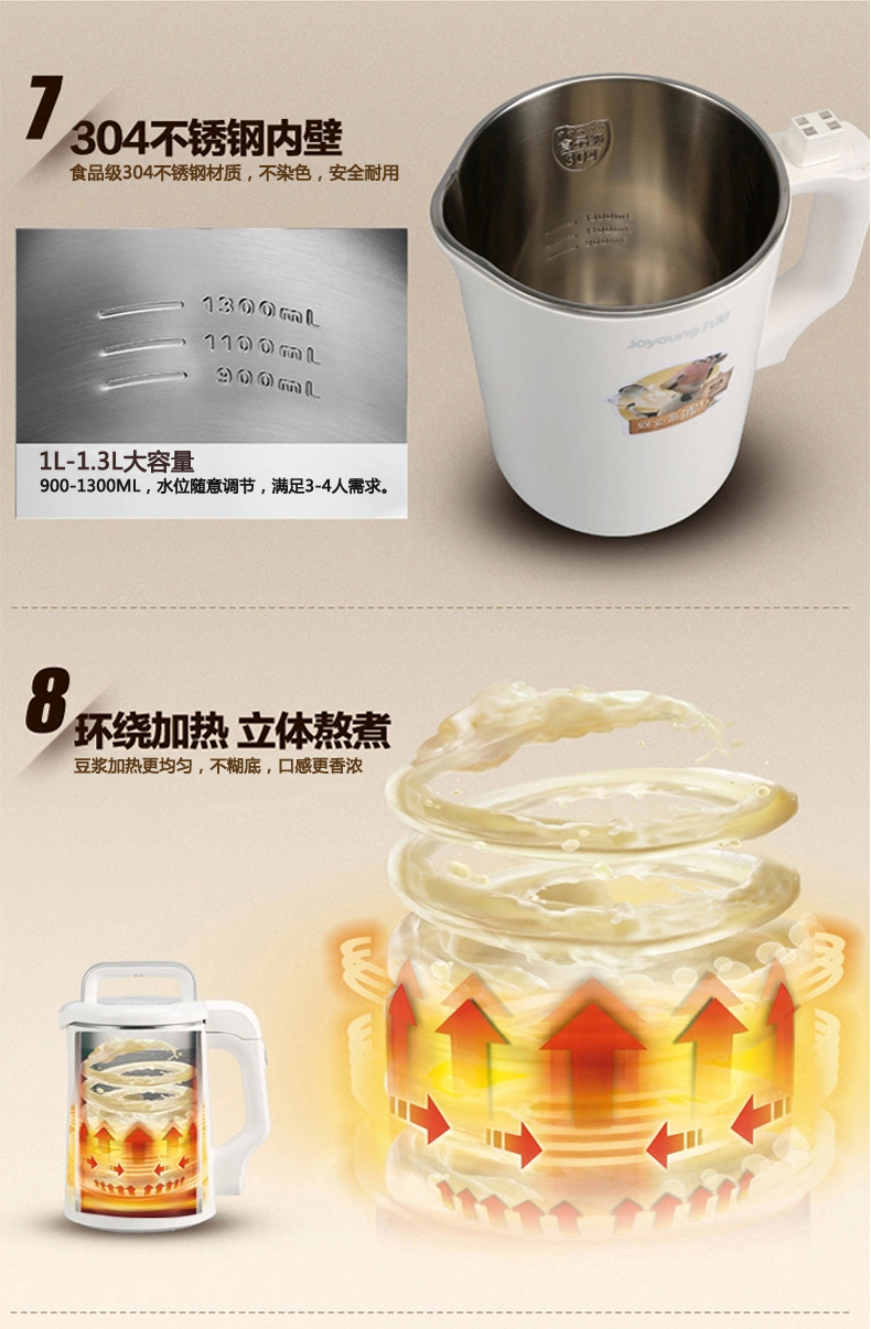 9 Yang Soymilk nhà tự động đa chức năng thông minh tường vỡ bộ lọc miễn phí nhỏ chính thức cửa hàng nước trái cây - Sữa đậu nành Maker máy làm sữa hạt medion