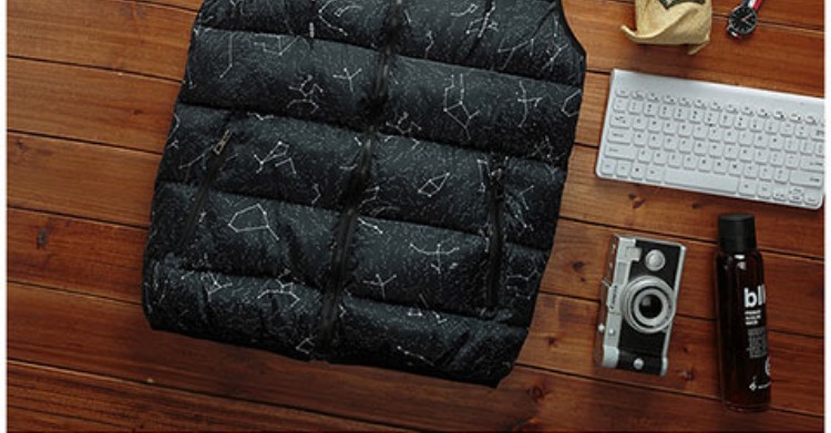 Thanh niên mùa đông xuống áo cotton nam phiên bản Hàn Quốc của xu hướng áo ấm trẻ em học sinh trung học áo khoác dày khoác vest nam