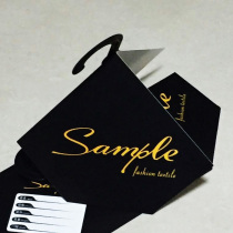 Spot adhesive hook universal diamond SAMPLE card head fabric elevator spot cloth SAMPLE textile adhesive hook can be customized