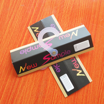 18*7 long newsample fabric hanging card cloth sample card head textile fabric adhesive hook sample card universal sample elevator