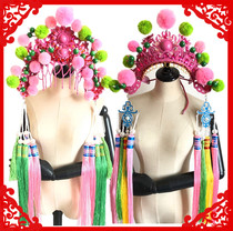 Studio theme costume National tide Double Xi Ji opera beauty Ji shaking net red with the same costume headdress Chinese style