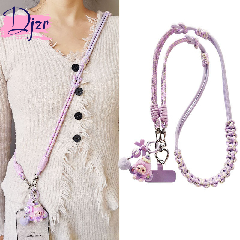 The New British Style Super Cute and Adorable Phone Chain Lanyard, Long Crossbody Strap, Multifunctional Wrist and Neck Anti-Loss Chain