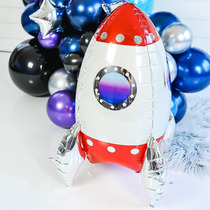 3D Rocket Balloons Astronaut Foil balloon Outer Space Spaces
