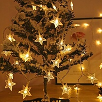 Christmas New Years New Year LED Internet red light Stars Light Room Bedroom Decorative Lights Holiday Lights small flashlights