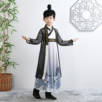 Hanfu Boy Child Tang Costume China Wind Martial Arts Martial Arts Girl Superfairy Summer Clothes Little Boy National School Clothes Boy Acting Out Clothes