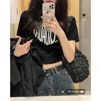 Pphome тянет в воздухе ~ Свитер с коротким -на летнем сладкий сладкий буквы