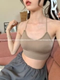 Топ с чашечками, защитное белье, майка топ, с открытой спиной, с лямками