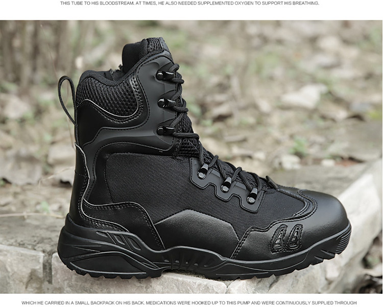 Boots militaires en Anti-fourrure - porter - Ref 1396939 Image 28