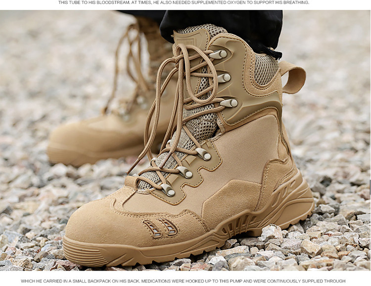 Boots militaires en Anti-fourrure - porter - Ref 1396939 Image 25