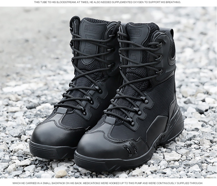 Boots militaires en Anti-fourrure - porter - Ref 1396939 Image 33