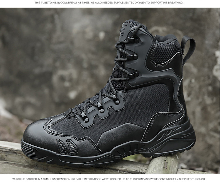 Boots militaires en Anti-fourrure - porter - Ref 1396939 Image 29