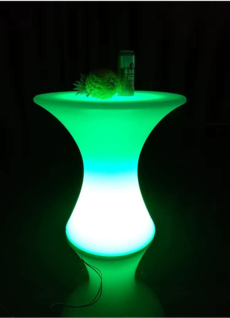 Đèn LED trực tiếp bàn cà phê thanh cao bàn tròn thanh bàn đầy màu sắc hoạt động ngoài trời đồ nội thất KTV - Giải trí / Bar / KTV