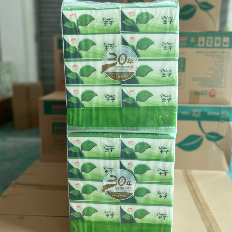 Prince (400 Sheets Large m Size) Tissue Paper, Whole Pack of 10, 100 Packs Wholesale, Affordable Virgin Wood Pulp Facial Tissues