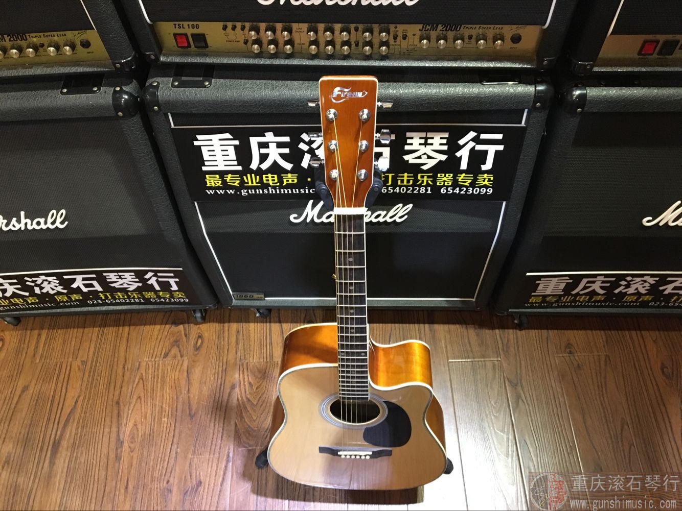 重庆滚石琴行Firefly FE-1120 入门云杉面板 41