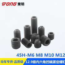 12 9 level 45H DIN916 hexagon socket socket end set screw GB80 stop headless screw M6M8M10M12