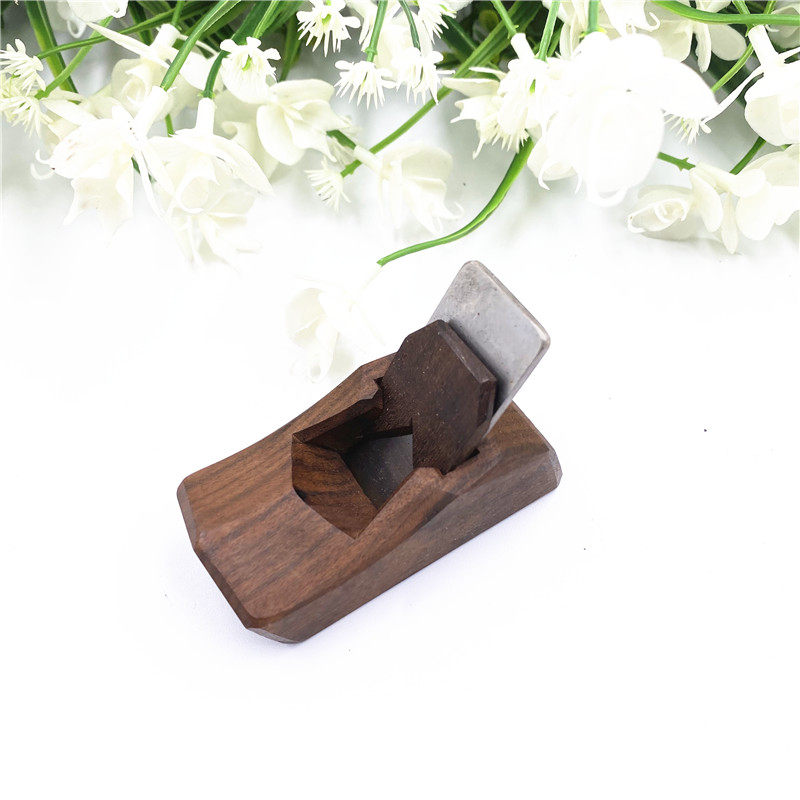 Mujingfang Hong Kong-style acid branch ebony miniature light planer (without handle) AH1052-155 woodworking tools