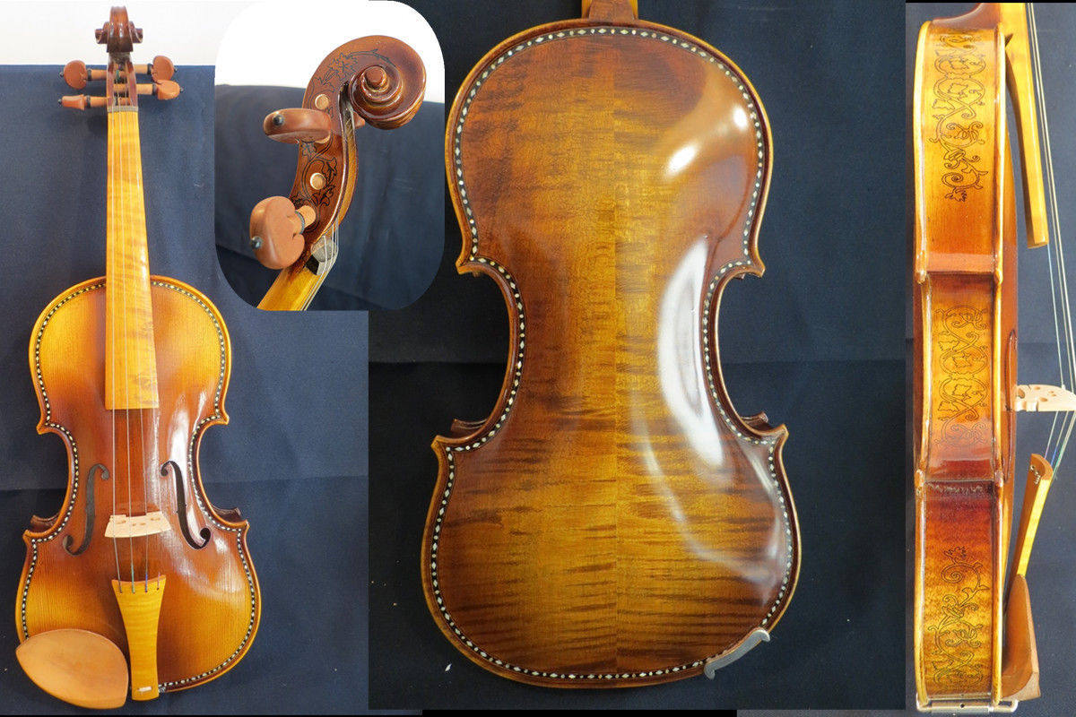 Imagination Instrument Baroque Style 4 4 Violin Handmade #12622