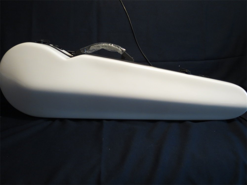 High quality violin box white black straight side gap 4 violin bag