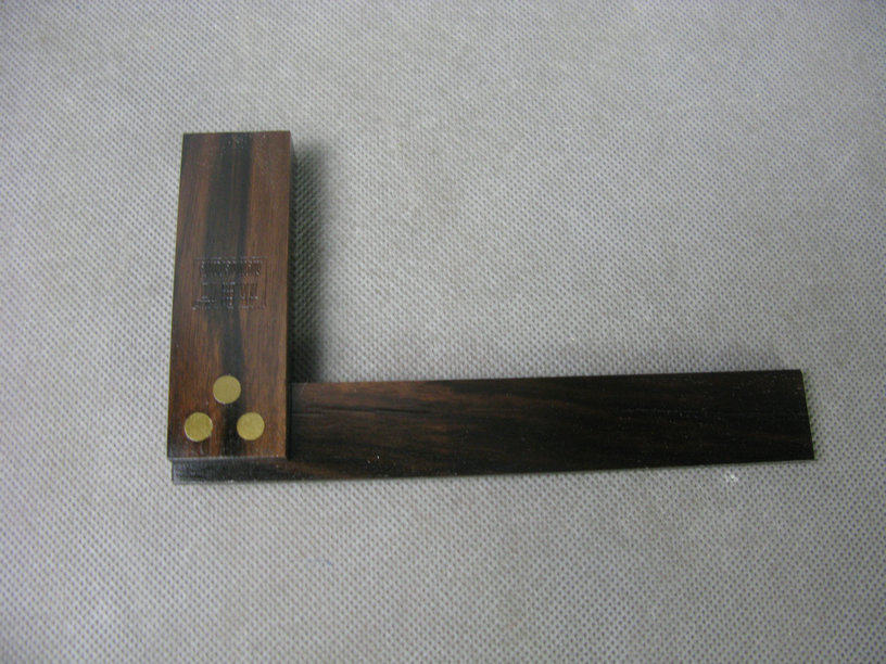 Woodworking Live Production Tool Full Black Sandalwood Right Angle Ruler KO1002